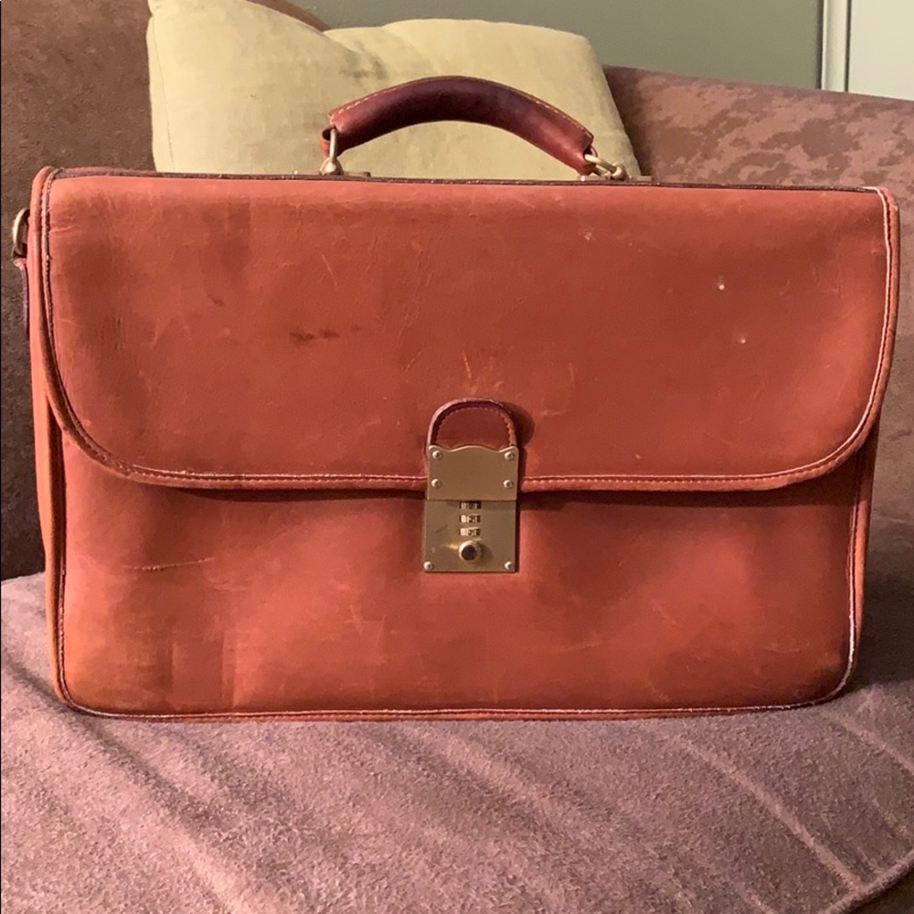 Leather work bag